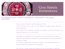 Tablet Screenshot of casadanielaformentera.com